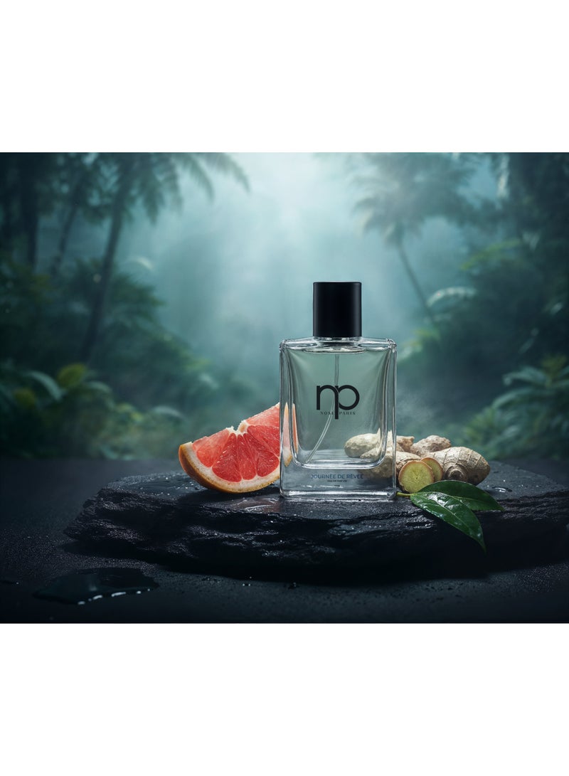 Nose Paris Journee De Reve (Dreamy Day) Unisex - Eau de Parfum, 50ml - Fresh Citrus & Woody Ambroxan Scent - Image 3